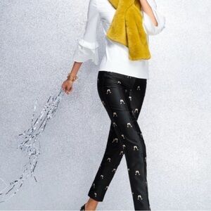 NWT Talbots RSVP Cheer's Womens Slacks Pants Size 20W Champagne Toast Celebrate